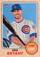 2017 Topps Heritage  #500 Kris Bryant Mini Baseball Card