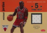 2007 Fleer MJ Missing Links Jersey #MJ-3 Michael Jordan Basketball Card