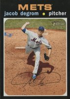 2020 Topps Heritage #406 Jacob DeGrom Baseball Card