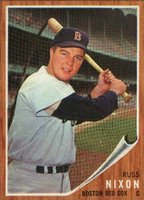 1962 Topps #523 Russ Nixon Short print Baseball Card