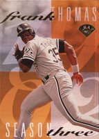 1995 Leaf Frank Thomas #3 Frank Thomas Super Star Baseball Card