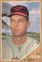 1962 Topps #488 Hal Brown Baseball Card