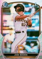 2023 Bowman Chrome Prospects #BCP146 Jase Bowen Lunar Glow Refractor Baseball Card