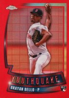 2023 Topps Chrome Youthquake #YQ75 Brayan Bello Update-Red Baseball Card