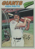 1977 Topps #297 Ken Reitz Baseball Card