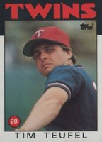 1986 Topps #667 Tim Teufel Baseball Card