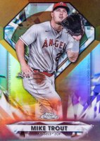 2022 Topps Chrome Update Diamond Greats #DGC1 Mike Trout Baseball Card
