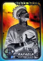 2024 Topps Chrome Update #USC44 Ceddanne Rafaela Negative Refractor Baseball Card