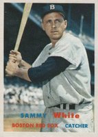 1957 Topps #163 Sammy White Baseball Card