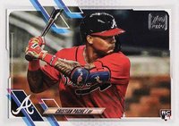 2021 Topps #187 Cristian Pache SP Baseball Card
