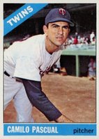 1966 Topps #305 Camilo Pascual Baseball Card