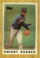 1987 Topps Mini League Leaders #23 Dwight Gooden Baseball Card