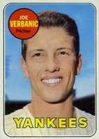 1969 Topps #541 Joe Verbanic Baseball Card