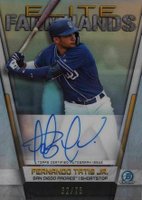 2019 Bowman Chrome Elite Farmhands Autographs #FTJ Fernando Tatis Jr. Baseball Card