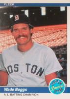 1984 Fleer #630 Wade Boggs Baseball Card