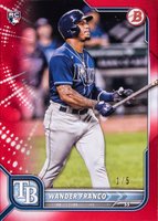 2022 Bowman #12 Wander Franco Red Baseball Card