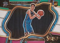 2022 Panini Select #296 Chet Holmgren Green/White/Purple Basketball Card