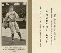 1916 Altoona Tribune #123 Willie Mitchell Baseball Card
