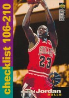 1995 Collector's Choice  #210 Checklist: Michael Jordan Player's Club Basketball Card