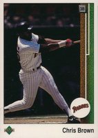 1989 Upper Deck #193 Chris Brown Baseball Card