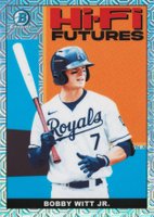 2022 Bowman Mega Box Chrome Hi-FI Futures #5 Bobby Witt Jr. Baseball Card