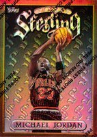 1996 Finest #50 Michael Jordan Refractor w/Coating Basketball Card
