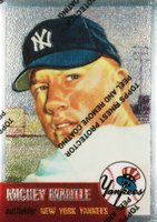 1996 Topps Mantle Finest #3 1953 Topps Reprint w/Coating Baseball Card