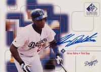 1999 SP Signature Autographs #ABe Adrian Beltre Baseball Card