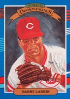 1991 Donruss #5 Barry Larkin Diamond Kings Baseball Card