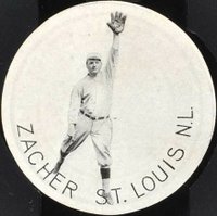1910 Ju-Ju Drums # Elmer Zacher Baseball Card