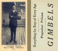 1916 Gimbels #105 Connie Mack Baseball Card