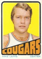 1972 Topps #234 Mike Lewis Basketball Card
