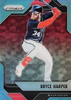 2017 Panini Chronicles Panini Prizm #28 Bryce Harper Light Blue Baseball Card