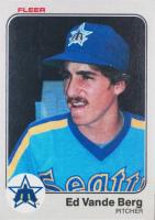1983 Fleer #488 Ed Vande Berg Baseball Card