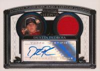 2005 Bowman Sterling #BS-DP Dustin Pedroia Autograph Relic Baseball Card