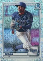 2020 Bowman Chrome Mega Box #BCP241 Vidal Brujan Baseball Card