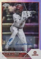 2023 Topps Pro Debut #PDC170 Elly de La Cruz Chrome Autograph Baseball Card