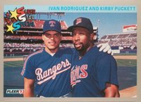 1993 Fleer #355 Ivan Rodriguez/Kirby Puckett Power Packs Baseball Card