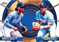 2025 Topps Dynamic Duos #DD1 Bobby Witt Jr./George Brett Baseball Card
