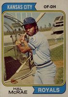 1974 Topps #563 Hal McRae Baseball Card