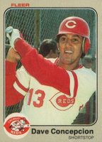 1983 Fleer #588 Dave Concepcion Baseball Card