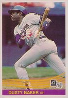 1984 Donruss #226 Dusty Baker Baseball Card