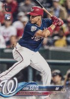 2018 Topps Update #US300 Juan Soto Batting-Vintage Stock Baseball Card