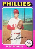 1975 Topps #527 Mac Scarce Baseball Card