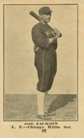 1917 Collins-McCarthy #82 Joe Jackson Baseball Card