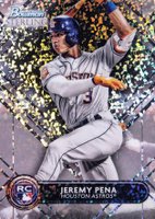 2022 Bowman Sterling #BSR17 Jeremy Pena Mini Diamond Refractor Baseball Card