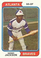 1974 Topps #591 Sonny Jackson Baseball Card