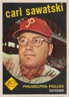 1959 Topps #56 Carl Sawatski Baseball Card