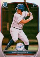 2023 Bowman Chrome Prospects #BCP36 Logan Wagner Refractor Baseball Card
