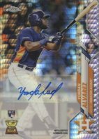 2020 Topps Chrome Update Rookie Debut Autographs #YA Yordan Alvarez X-Fractor Baseball Card